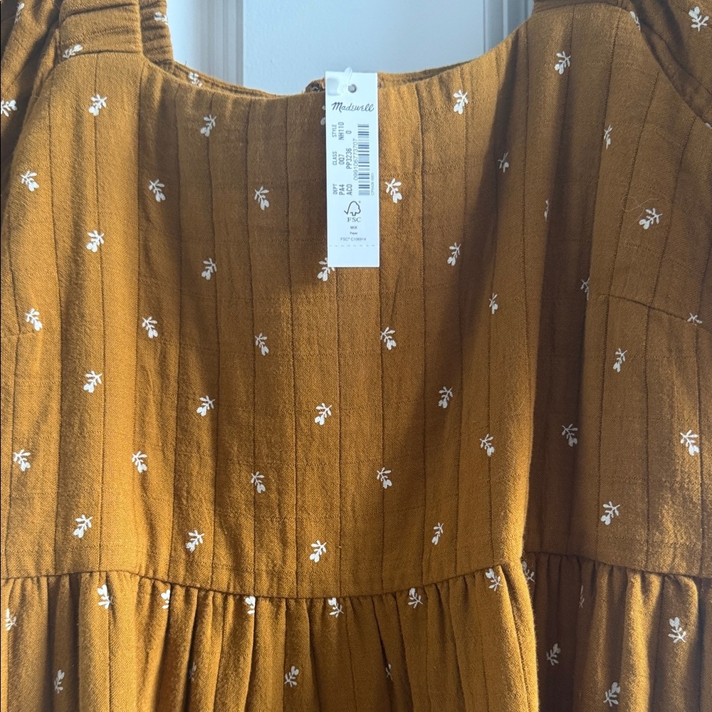 Madewell Mustard Maxi Dress - Picture 2 of 2